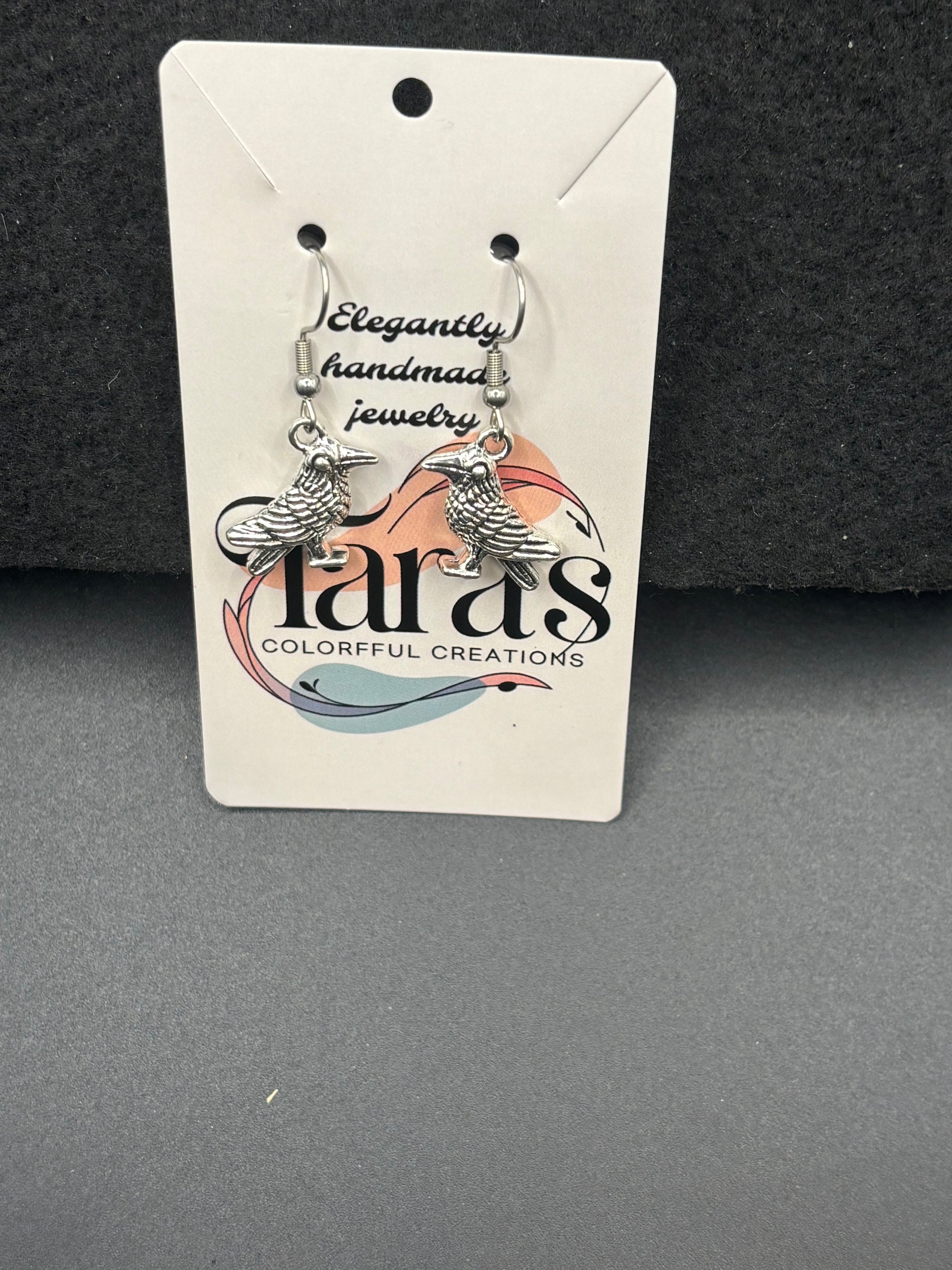 Crow Earrings