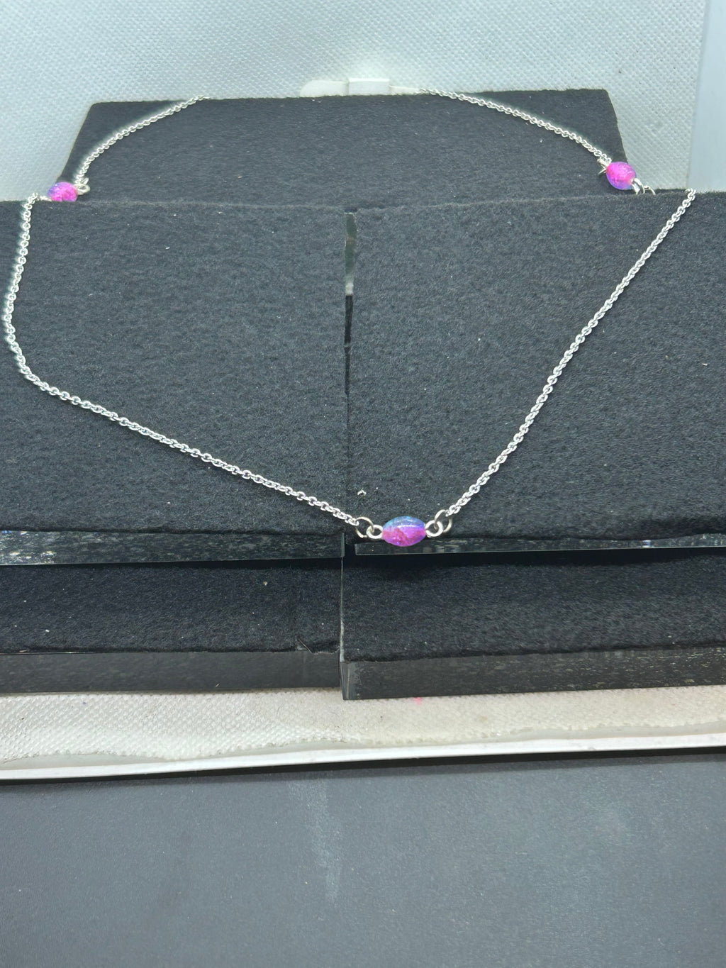 Purple Beaded Necklace