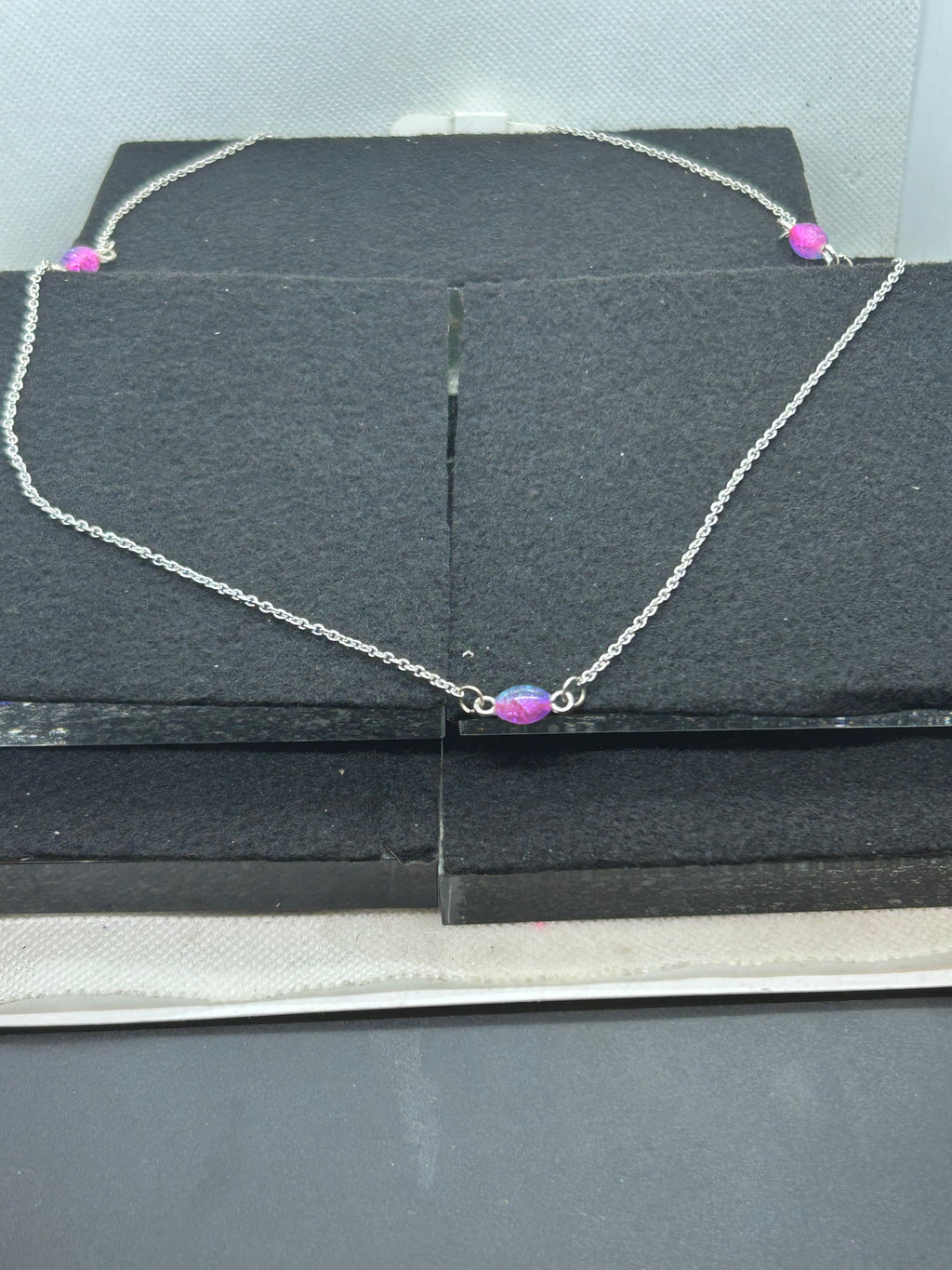 Purple Beaded Necklace