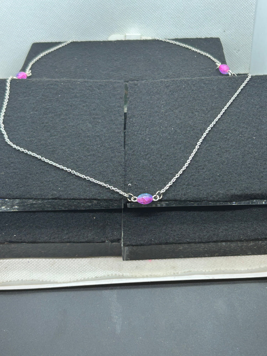 Purple Beaded Necklace