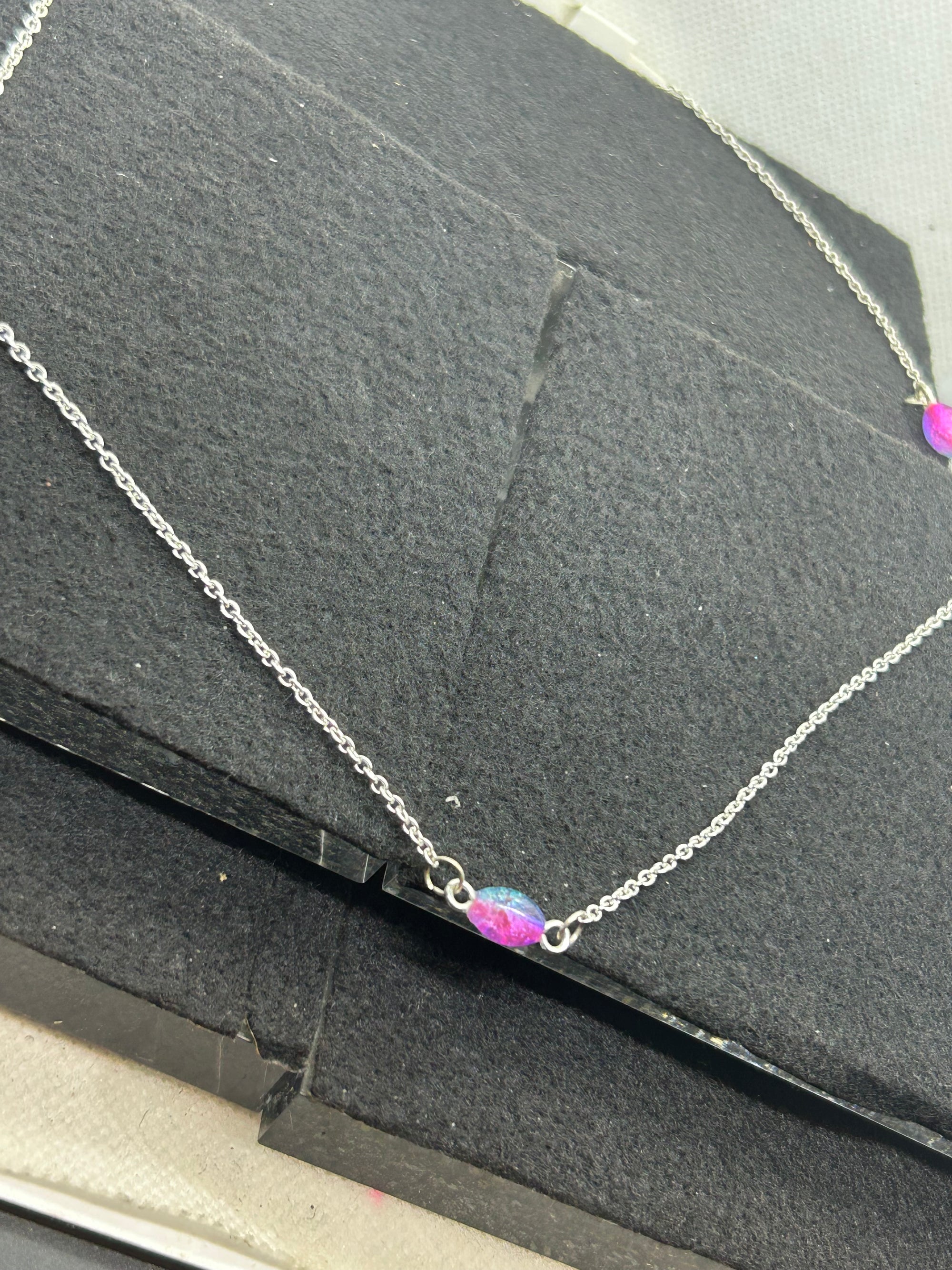 Purple Beaded Necklace