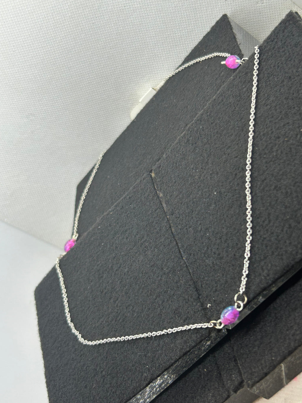 Purple Beaded Necklace
