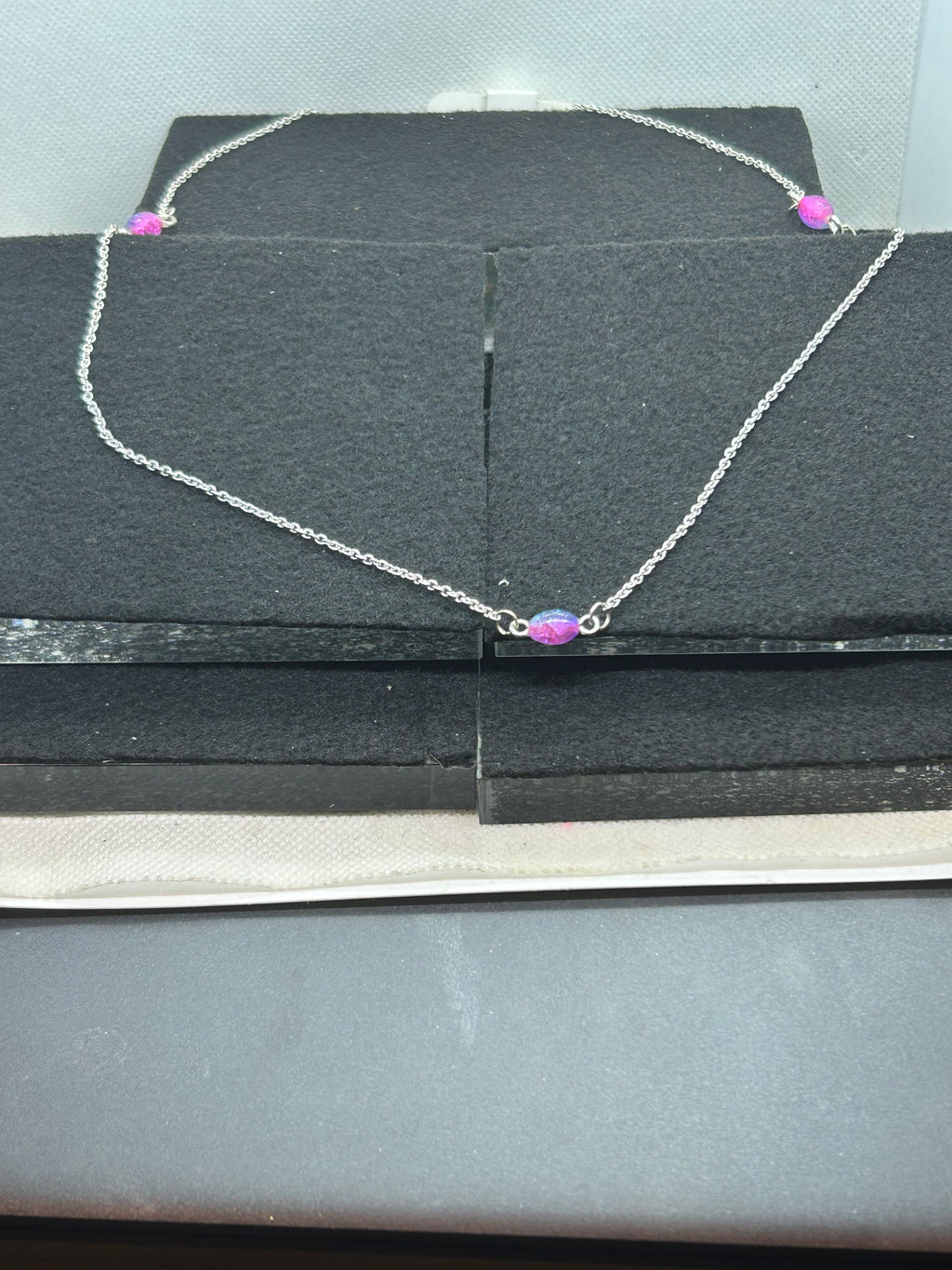 Purple Beaded Necklace