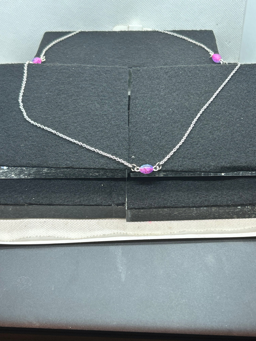 Purple Beaded Necklace