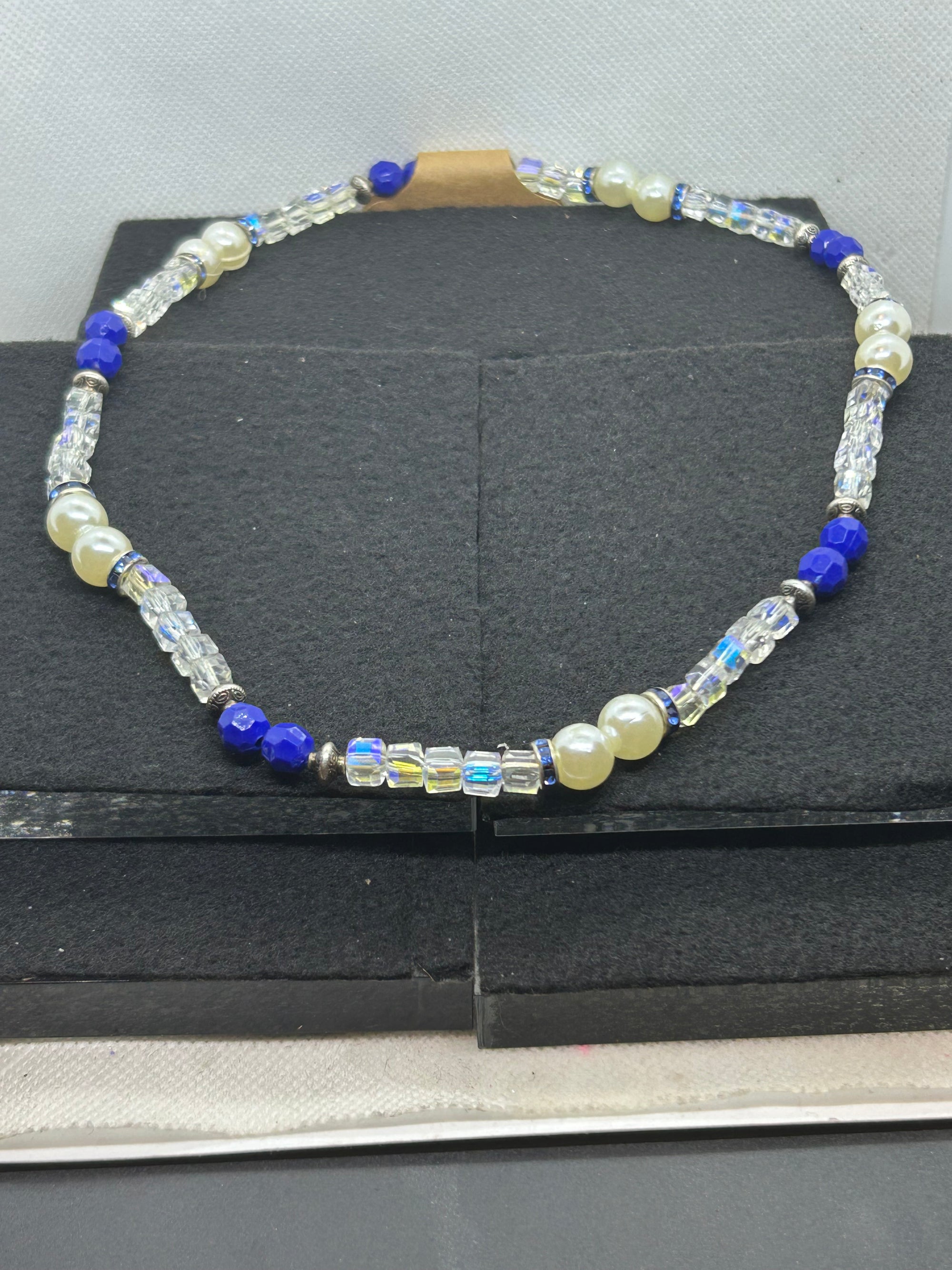 Blue Beaded Necklace