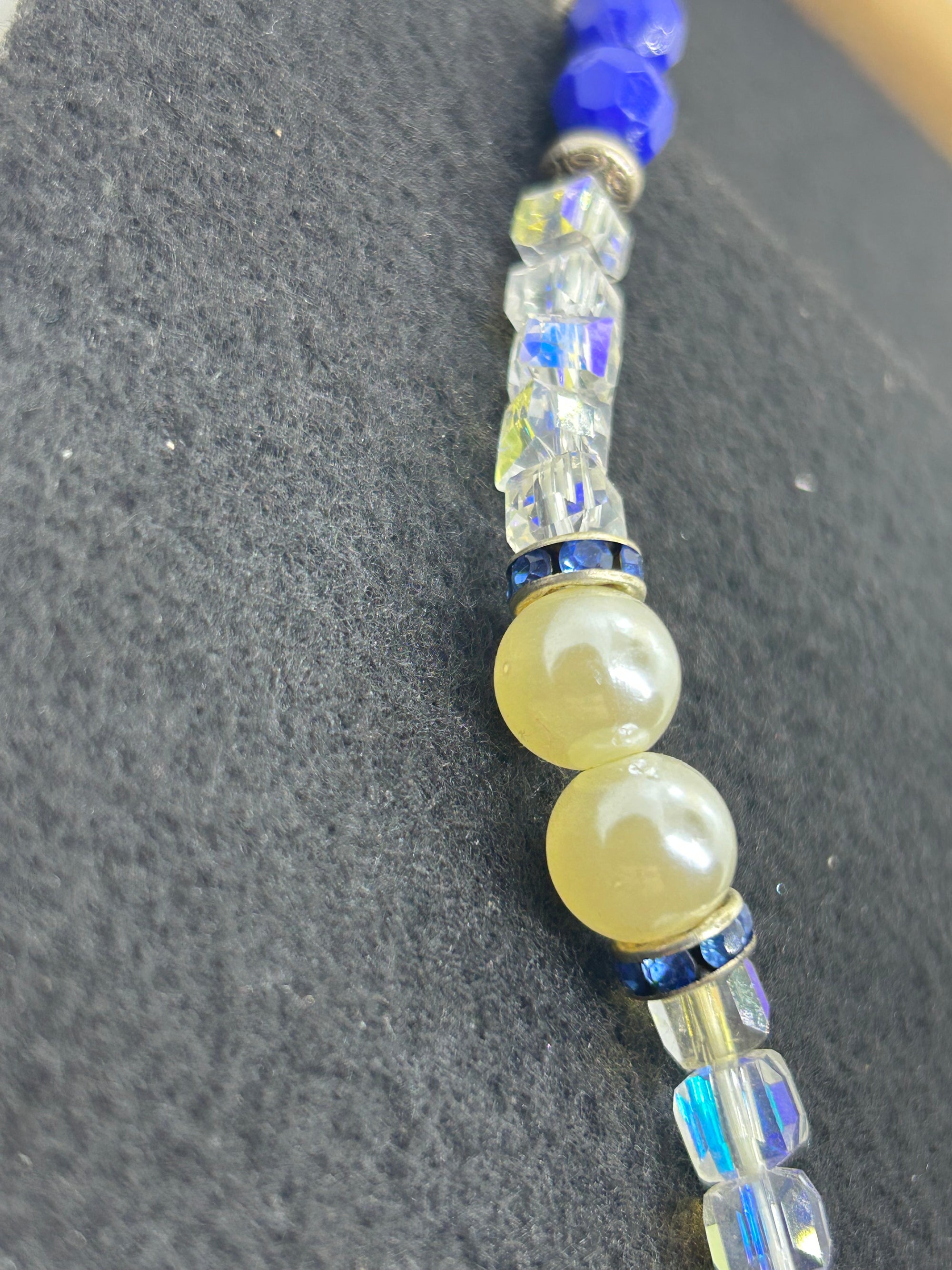 Blue Beaded Necklace