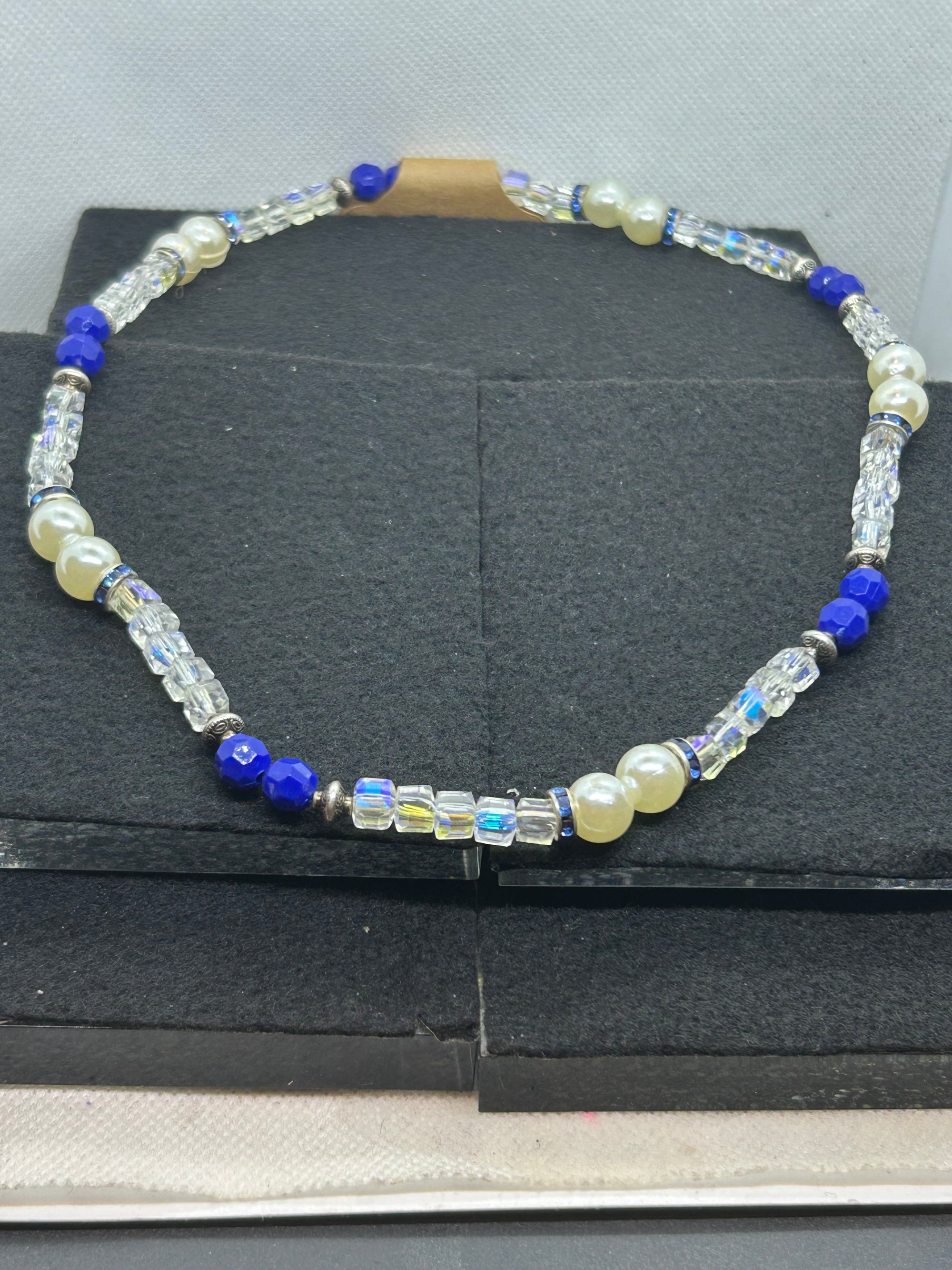 Blue Beaded Necklace