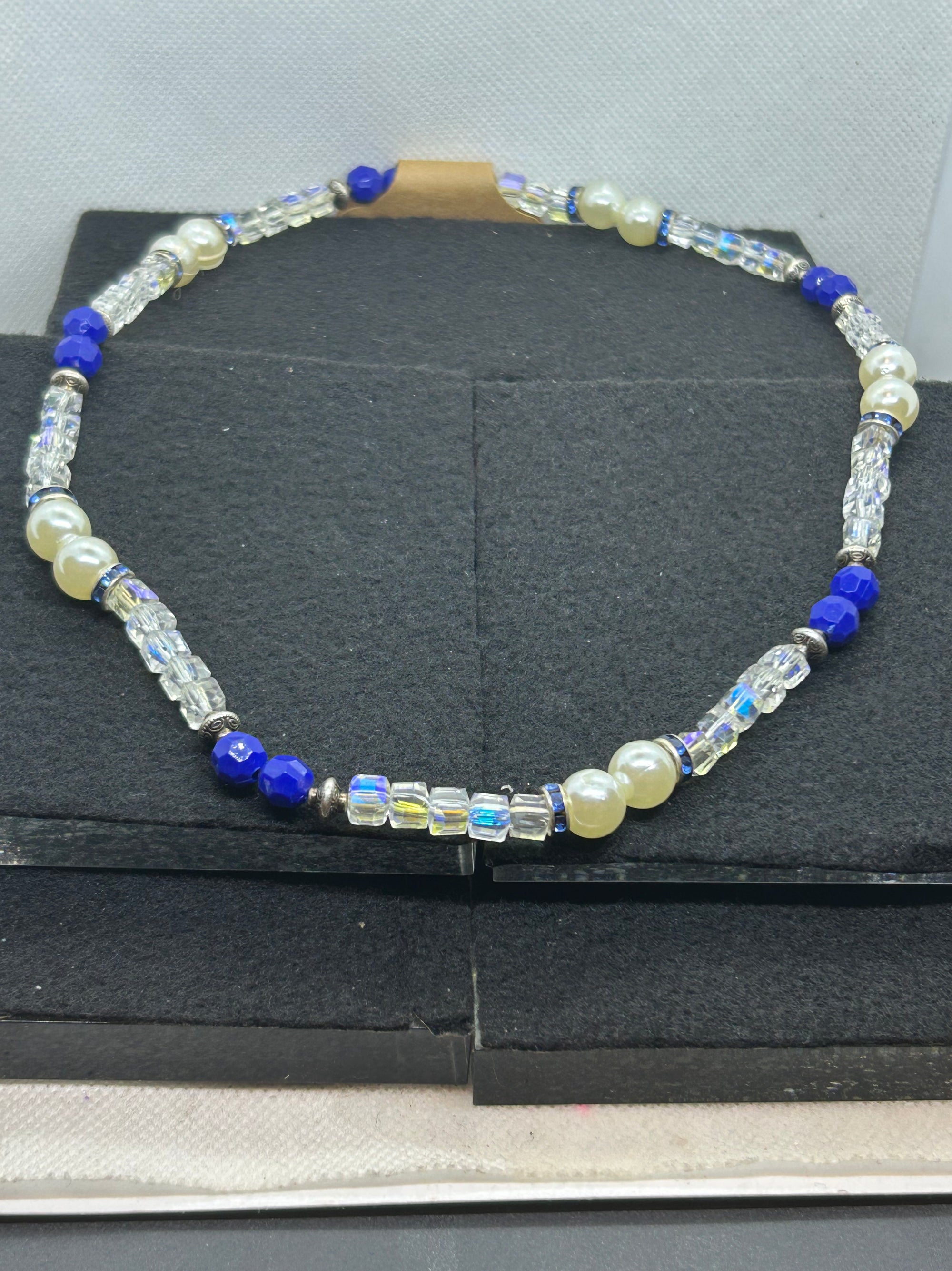Blue Beaded Necklace