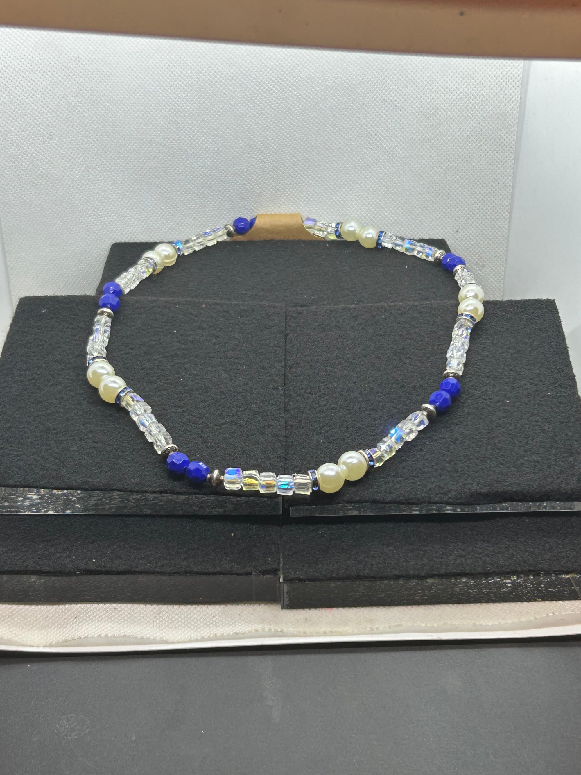 Blue Beaded Necklace
