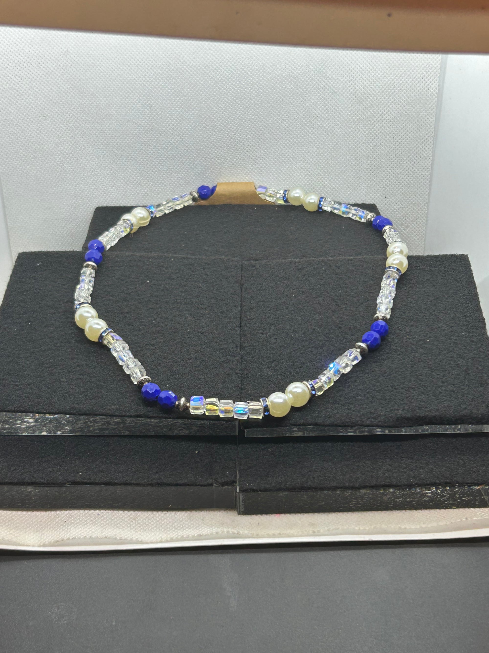 Blue Beaded Necklace