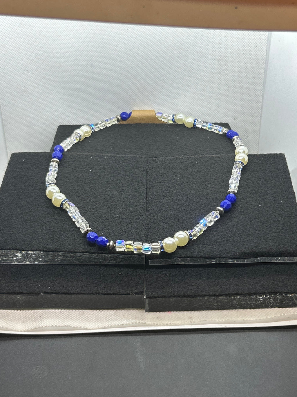 Blue Beaded Necklace