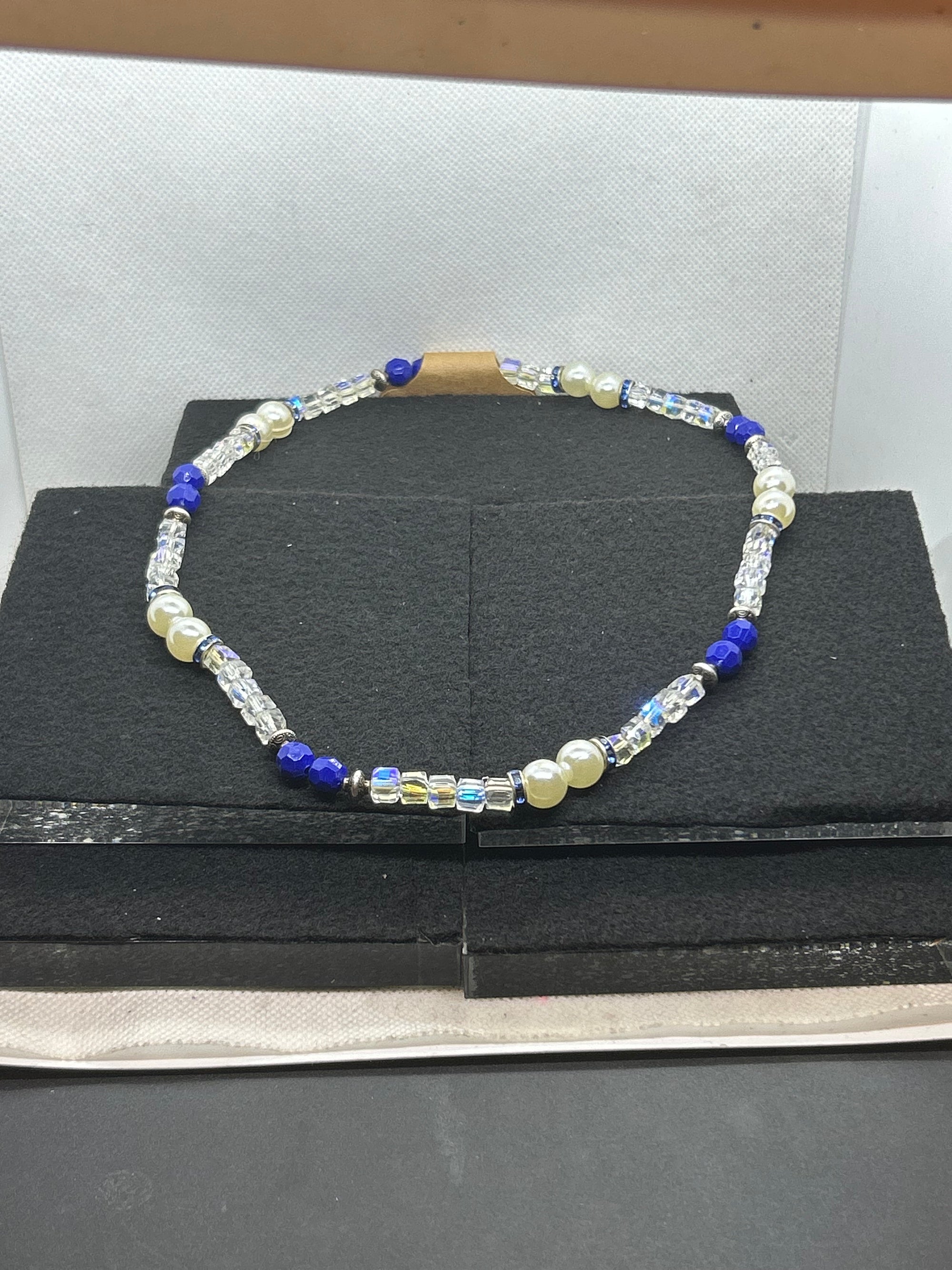 Blue Beaded Necklace