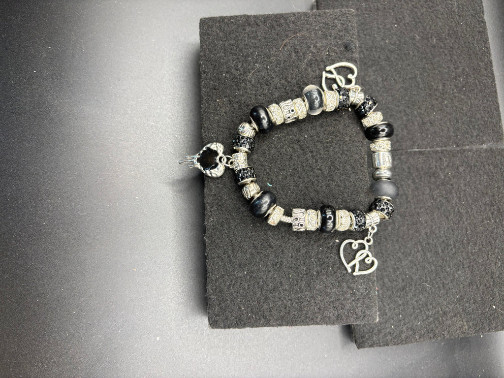Bleeding Heart Charm Bracelet