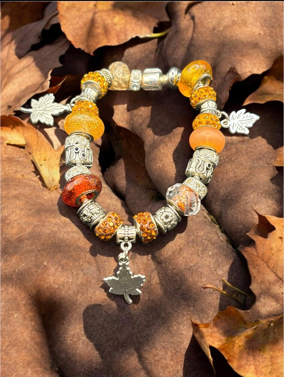 Maple leaf Charm Bracelet