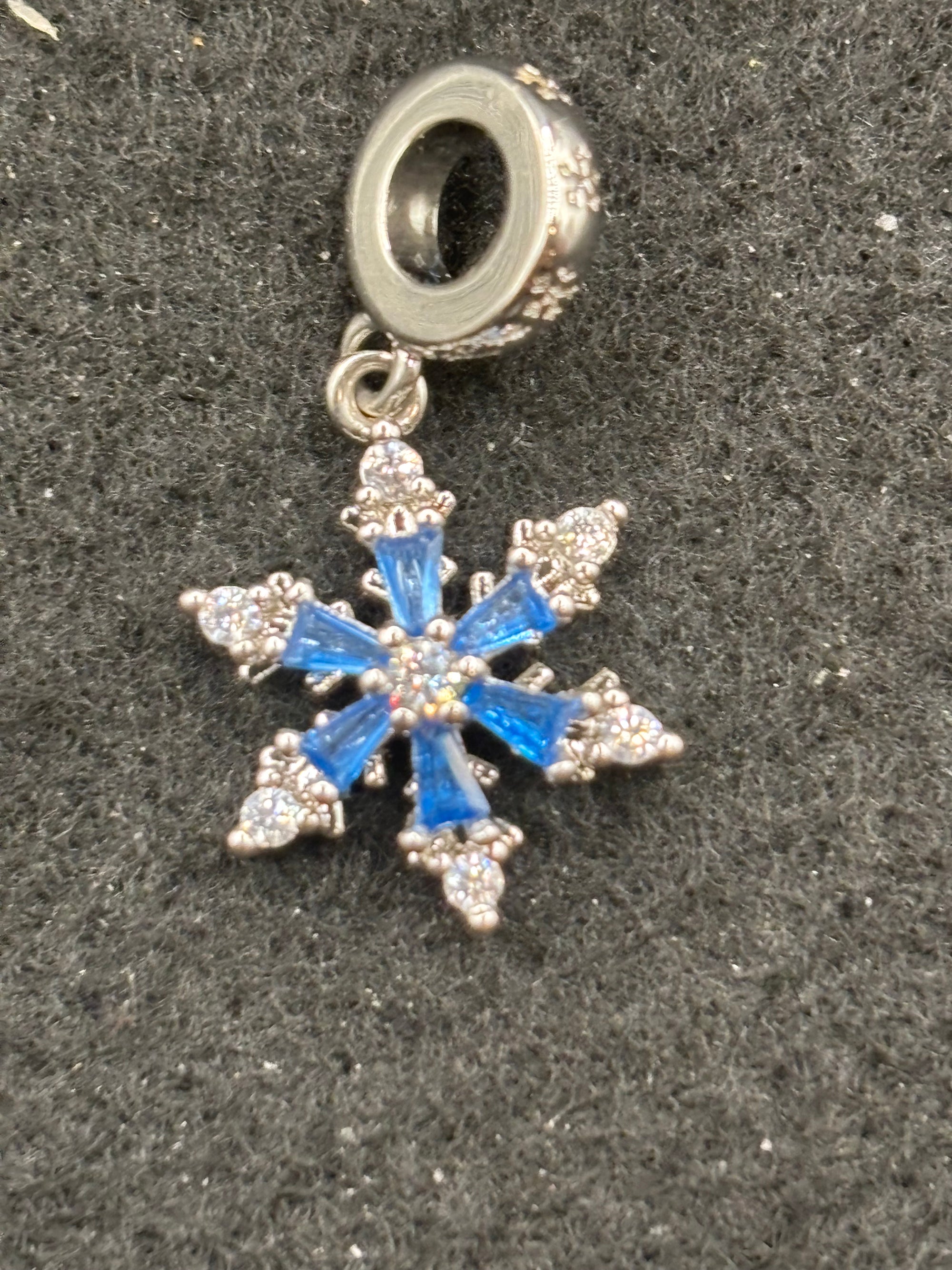 Spinning Snowflake Charm