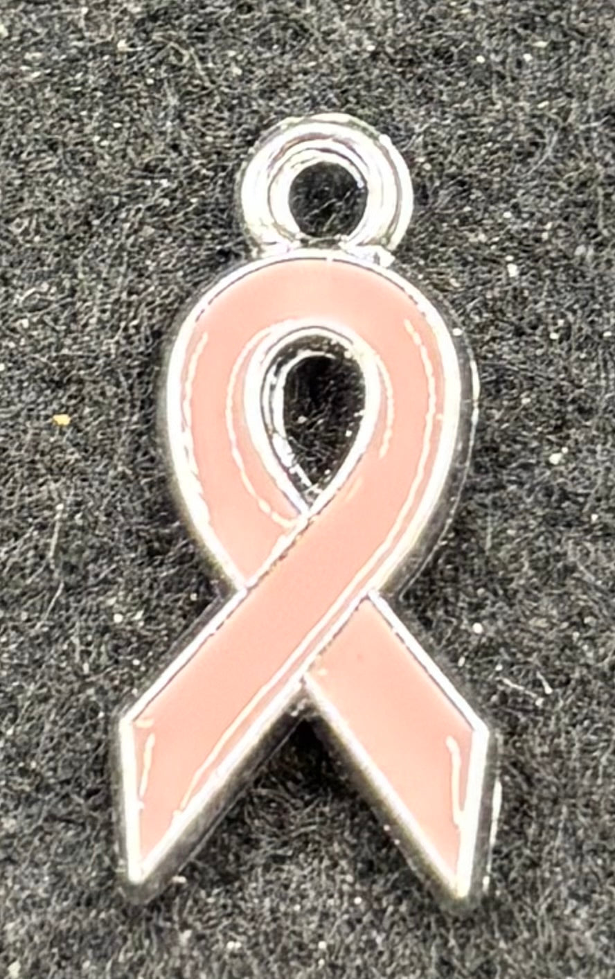 Breast Cancer Awareness Ribbon Charm