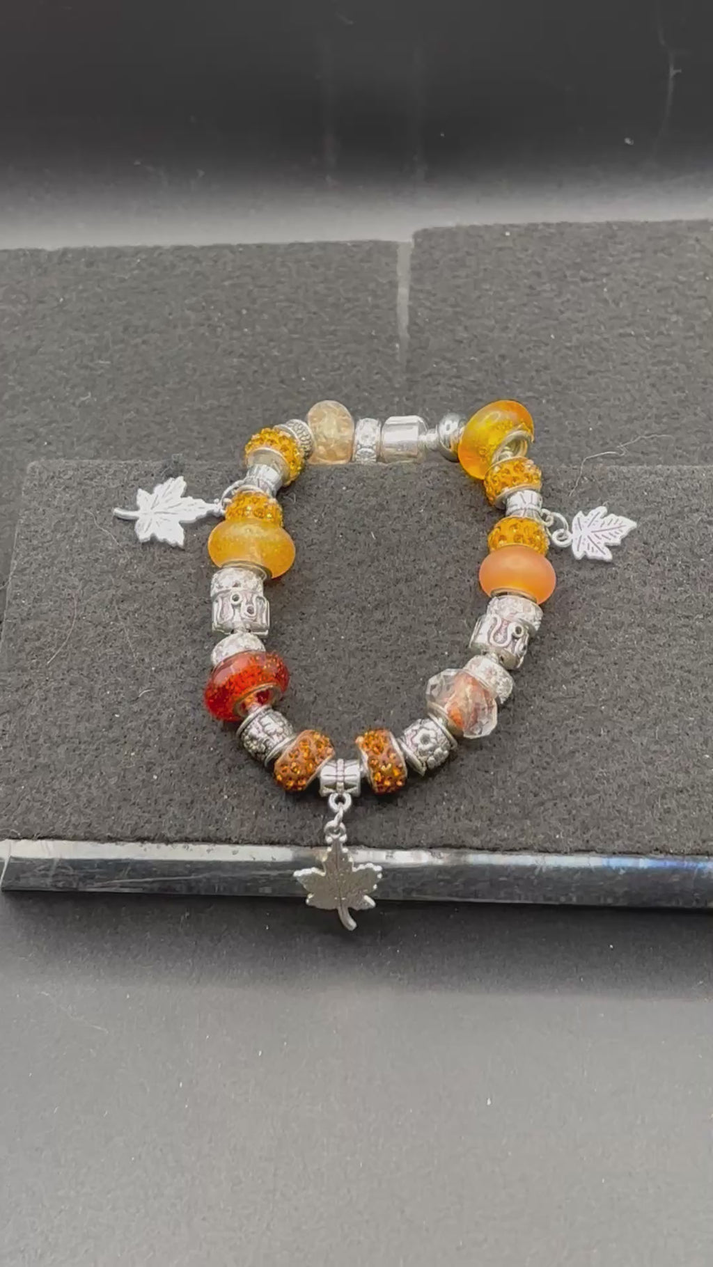 Maple leaf Charm Bracelet